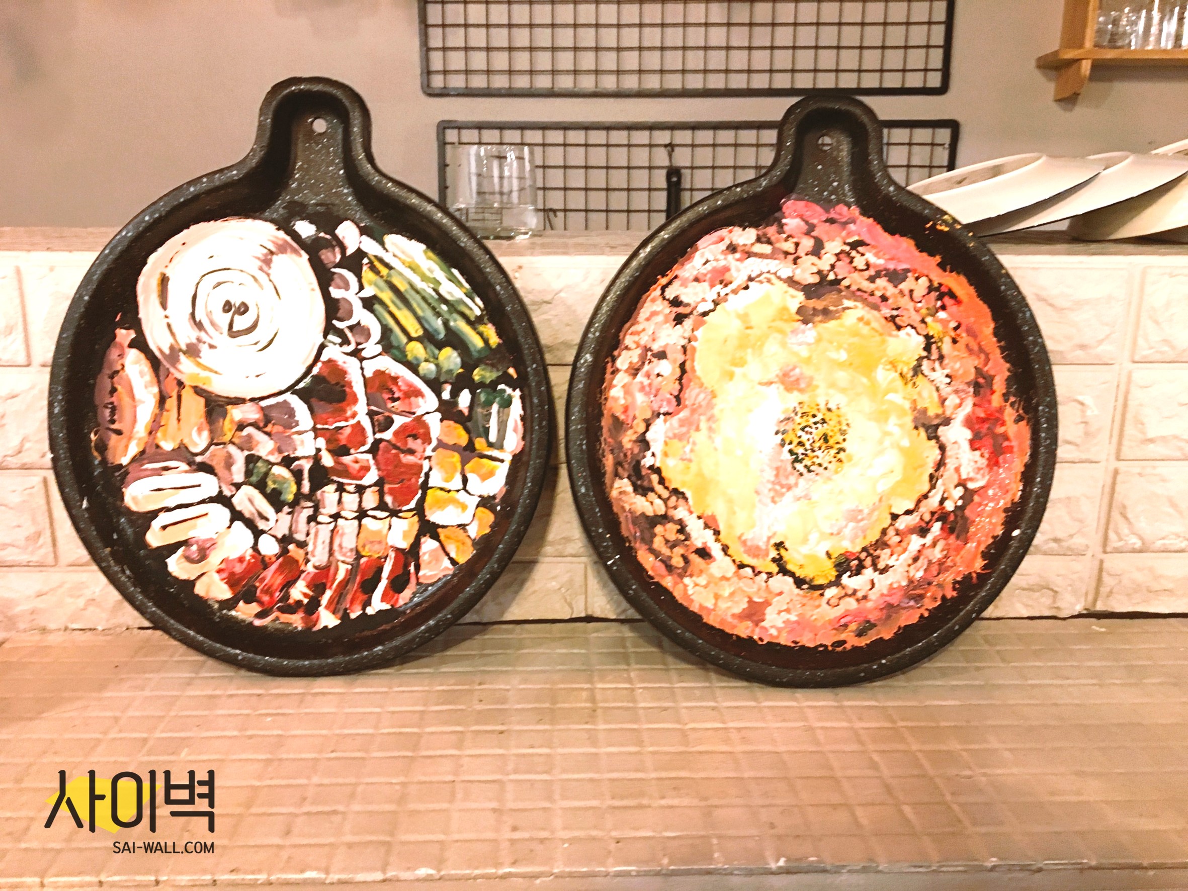 오스타곱창 인테리어 벽화 시공 사진 5
